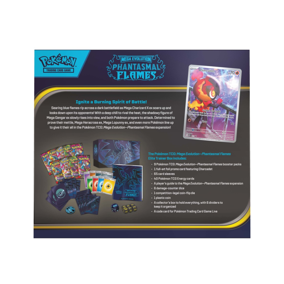 Mega Evolution Phantasmal Flames Elite Trainer Box